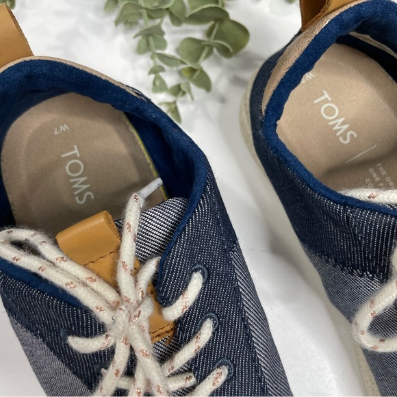TOMS • Cabrillo Sneaker in Navy Denim - Picture 4 of 8
